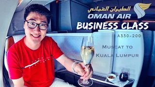 Oman Air new Business Class suite - A330-200 Muscat to Kuala Lumpur Flight Review