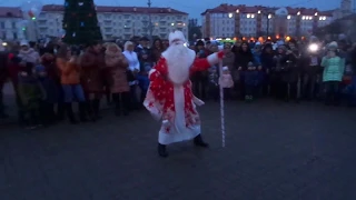 Шествие Дедов Морозов Гродно 15.12.2017