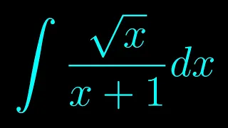 Integral of sqrt(x)/(x+1)