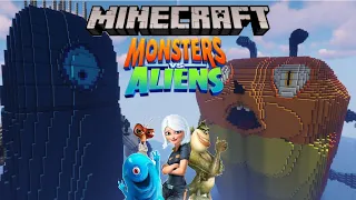 Monsters vs Aliens Battle - Minecraft - Building a City