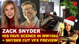 Zack Snyder Interview - 2017 vs 2021 VFX Breakdown, Wonder Woman 1984 Favorite Scenes