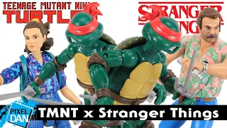 TMNT x Stranger Things Action Figure 2-Packs Playmates Toys Review