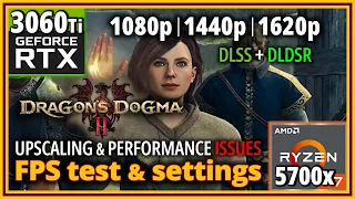 Dragon's Dogma 2 PC - Ryzen 7 5700X & RTX 3060 Ti - FPS Test and Settings