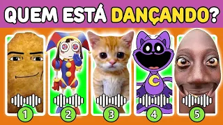 ADIVINHE QUEM ESTÁ DANÇANDO! Gegagedigedagedago, Skibidi Gummy Bear, El Gato, Cat Rave - MUMU QUIZ