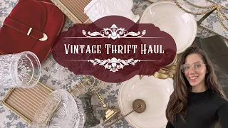 VINTAGE THRIFT HAUL ✨ -  Thrifted HOME DECOR and MORE