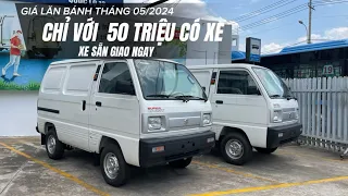 Giá Lăn Bánh Suzuki Van 580Kg Tháng 5, Chỉ Với 50 Triệu Có Xe Ngay, Tel 0333305051