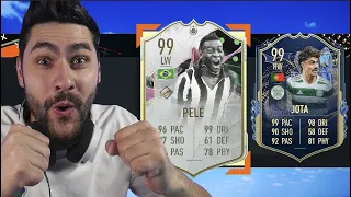 DRAFT DE 99 CU PELE 99 SI CELELALTE CARDURI DE TOP MONDIAL DIN FIFA 23!!