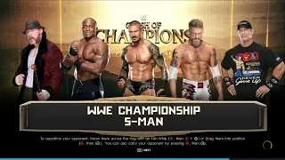 WWE 2K22 Sheamus Vs bobby lashley Vs Randy Orton Vs Edge Vs John Cena