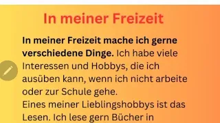 In meiner Freizeit #b1 Deutsch lernen #deutschlernen