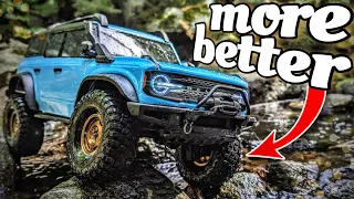 Best 'FAKE TRX4' RC Crawler 1/10 UPGRADES?! 🤩 Baby Beluga just got WAY better!!