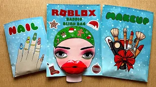 Roblox Makeup baddies Blind bag Paper 💅 ASMR 💖 satisfying opening blind box / Handmade