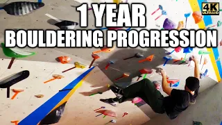 1 Year Bouldering Progression! | V0 - V???