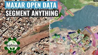 Automated segmentation of Maxar satellite imagery for Libya floods