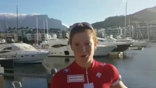 Triathlon World Cup Cape Town - Questions and Answers with  Jolanda Annen 11 02 2017