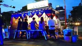 Japanese old-style BBQ stalls are popular with many people｜Japanese street food