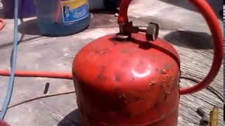 How to store biogas  in LPG cylinder