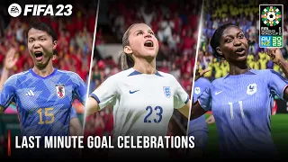 FIFA 23 | Women's World Cup Last Minute Goals Celebrations