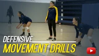 Volleyball Defensive Movement Drills - Coach Ashlie Hain