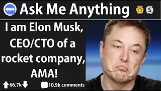 Elon Musk Answers Questions From Reddit (r/IAmA)