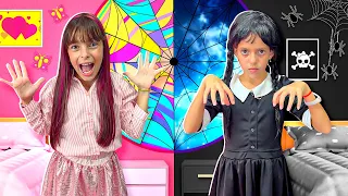 Jessica e Laurinha Brincam do desafio Pink VS Black