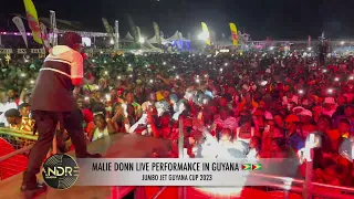 MALIE DONN FULL LIVE PERFORMANCE IN GUYANA 🇬🇾🇬🇾 | JUMBO JET GUYANA CUP 2023