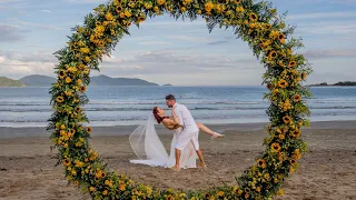 CASAMENTO INCRÍVEL EM UBATUBA, PAPILLON BEACH CASAMENTO NA PRAIA