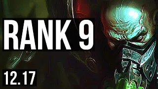 URGOT vs AATROX (TOP) | Rank 1 Urgot, Rank 9, 6 solo kills, 8/2/5 | TR Challenger | 12.17