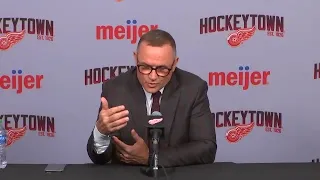 Full press conference: Steve Yzerman explains why Red Wings are replacing Jeff Blashill