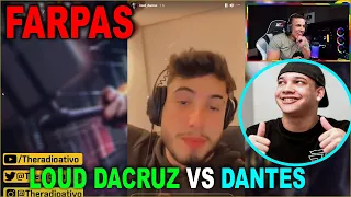 HUDSON AMORIM REAGINDO TRETA E FARPAS ! LOUD DACRUZ E DANTES ?!