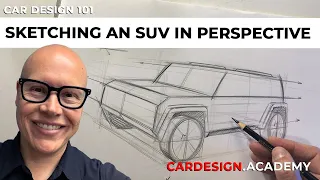Car Design 101: Drawing an SUV in Perspective with Boxes