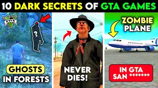 Top 10 *DARK SECRETS* 😱 Of GTA Games That Will Blow Your Mind | GTA Conspiracy Theories 👽 Part 4