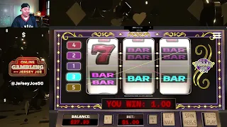 Dollar Up slot LIVE with BONUS WIN [Online Gambling with Jersey Joe # 303]