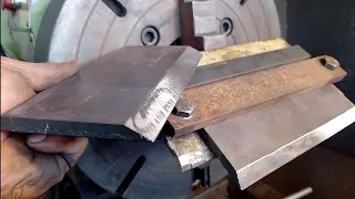 creative idea for lathe technique, making tapered plates without a milling machine