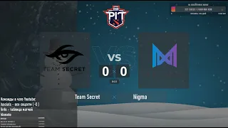 Team Secret vs. Nigma  - OGA Dota PIT Season 5: Europe/CIS I | BO3 @4liver