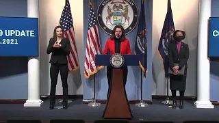 Michigan Gov. Gretchen Whitmer's full Feb. 17, 2021, COVID-19 briefing