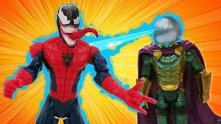 Видео с супергероями - Фабрика Героев против Венома и Мистерио! - Игры онлайн для мальчиков