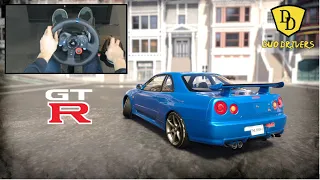 Nissan GTR Skyline Drift Edition - The Crew 2 | Logitech g29 gameplay