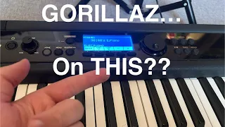 Making a GORILLAZ Song On My CASIO KEYBOARD