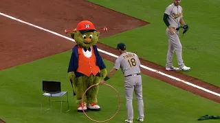 Orbit's Shenanigans: Orbit confronts the A's