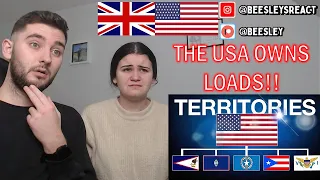 British Couple Reacts to TERRITORIES of the USA (Geography Now!)