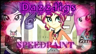 MLP Speedpaint New Dazzlings///MANE 3///