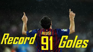 Lionel Messi • All 91 goals in 2012 - ||HD||