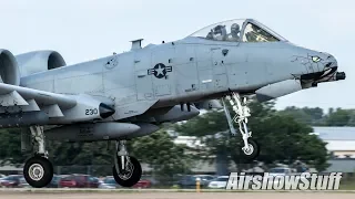 A-10 Warthog Attack Demonstration - EAA AirVenture Oshkosh 2019