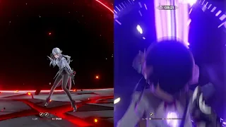 Arlecchino vs Raiden Comparison Died during her burst  | you can died? I can died too