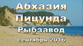 Абхазия, Пицунда, Рыбзавод 2016 сентябрь