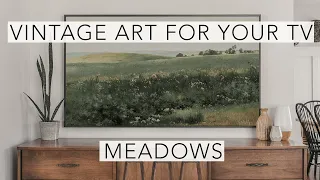 Meadows | Turn Your TV Into Art | Vintage Art Slideshow For Your TV | 1Hr of 4K HD Paintings