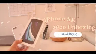 aesthetic IPhone SE 2020 Unboxing  •Faraz official