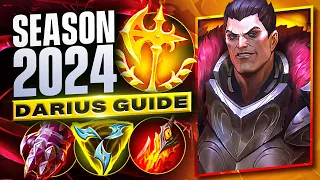 In-Depth Darius Guide Season 2024 - How To Climb As Darius - Season 14 Darius Gameplay