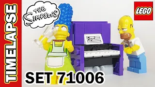 LEGO The Simpsons House Time-lapse Build Set 71006 - What Stop motion Easter Eggs Can You Find?!