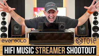 Eversolo vs HIFI Rose HIFI Music Streamer Shootout Comparison!